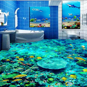 3D floor - underwater world - SallyHomey Life's Beautiful