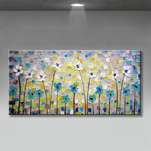 Load image into Gallery viewer, Beautiful flowers for home decorations 100% Handmade abstract canvas oil Paintings wall art Pictures for living  room no framed - SallyHomey Life&#39;s Beautiful