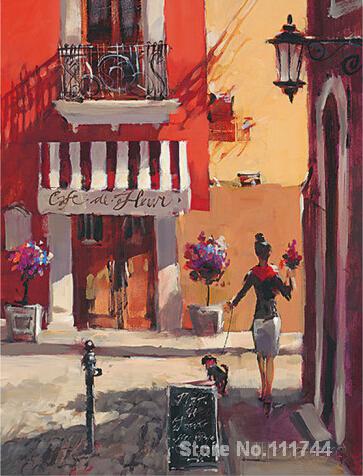 oil landscape paintings La Bonne Vie by Brent Heighton art Handmade High quality