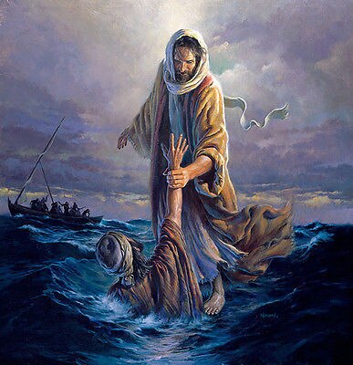 TOP ART oil painting- Morgan Weistling OUR REFUGE Jesus Christ oil painting -100% hand painted 24 inch