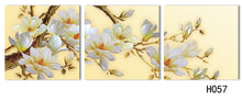 Load image into Gallery viewer, 3 Panel Modern 3D white orchid Flower Painting On Canvas Wall Art Cuadros Flowers Picture Home Decor For Living Room No Frame - SallyHomey Life&#39;s Beautiful