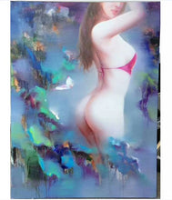 Load image into Gallery viewer, hand painted oil painting High-grade original figure Modern impression the human body painting DM1804161