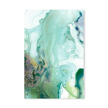 Load image into Gallery viewer, Abstract Mint Green Marble Hand Painted Green Canvas Oil Painting Gallery Interior Wall Oil Pictures for Living Room Home Decor