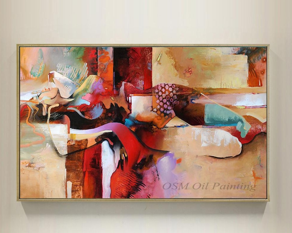 Top Artist Hand-painted High Quality Modern Abstract Sexy Girl Oil Painting On Canvas Nude Sex Oil Painting For Wall Decoration - SallyHomey Life's Beautiful