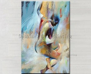 Top Artist Hand-painted High Quality Modern Abstract Sexy Girl Oil Painting On Canvas Nude Sex Oil Painting For Wall Decoration - SallyHomey Life's Beautiful