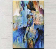 Load image into Gallery viewer, Top Artist Hand-painted High Quality Modern Abstract Sexy Girl Oil Painting On Canvas Nude Sex Oil Painting For Wall Decoration - SallyHomey Life&#39;s Beautiful