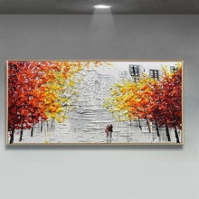 Load image into Gallery viewer, Wedding decoration Hand Painted Oil Painting On Canvas Modern Large size Abstract Art Home Decor Hang Picture city building