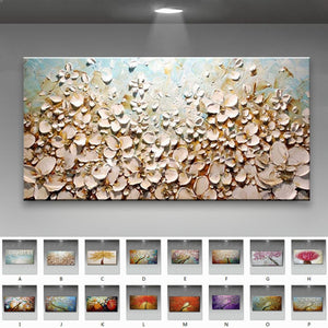 Hand painted canvas oil paintings modern wedding decor oil Painting Wall art Pictures home Decoration for living room on Canvans