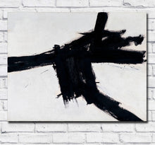 Load image into Gallery viewer, Large Size hand painted Oil Painting Franz Kline Buttress 1956 Wall Art Canvas Pictures for Living Room and Bedroom No Frames
