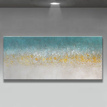 Load image into Gallery viewer, Handmade beautiful gold oil painting home decoration Abstract landscape Canvas Hand-painted Wall Art for living room no framed