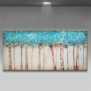 Handmade beautiful gold oil painting home decoration Abstract landscape Canvas Hand-painted Wall Art for living room no framed