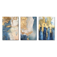 Load image into Gallery viewer, New Abstract 3 PCS Art Paintings High Quality 3 Pieces Canvas Wall Art Gold Abstract Landscape Oil Painting Wall Decor Art