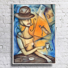 Load image into Gallery viewer, 100% Handmade Oil Painting Picasso Famous Painting Canvas Art Wall Picture for Living Room Decoration Abstract Home Decor