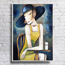Load image into Gallery viewer, 100% Handmade Oil Painting Picasso Famous Painting Canvas Art Wall Picture for Living Room Decoration Abstract Home Decor