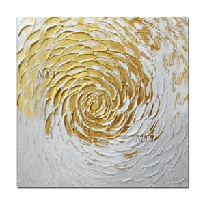 New Arrival Home Wall Flower Canvas Art Handmade Abstract Flower Oil Painting Canvas Wall Art Modern Home Decoration Piece Art