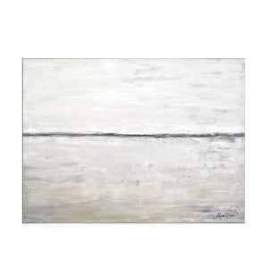 Artist Hand-painted High Quality Modern White and ash Abstract Oil Painting on Canvas Handmade Large Abstract OilPainting