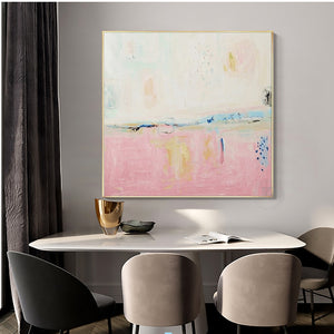 Large Famous oil painting reproduction Modern canvas art vintage handmade oil painting canvas pink wall picture for living room