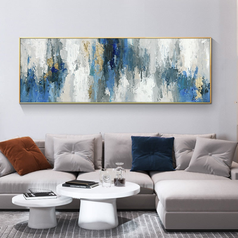 100% Hand Painted Abstract Oil Painting on Canvas Fashion Modern Canvas Landscape Wall Art Painting For Living Room Home Decor