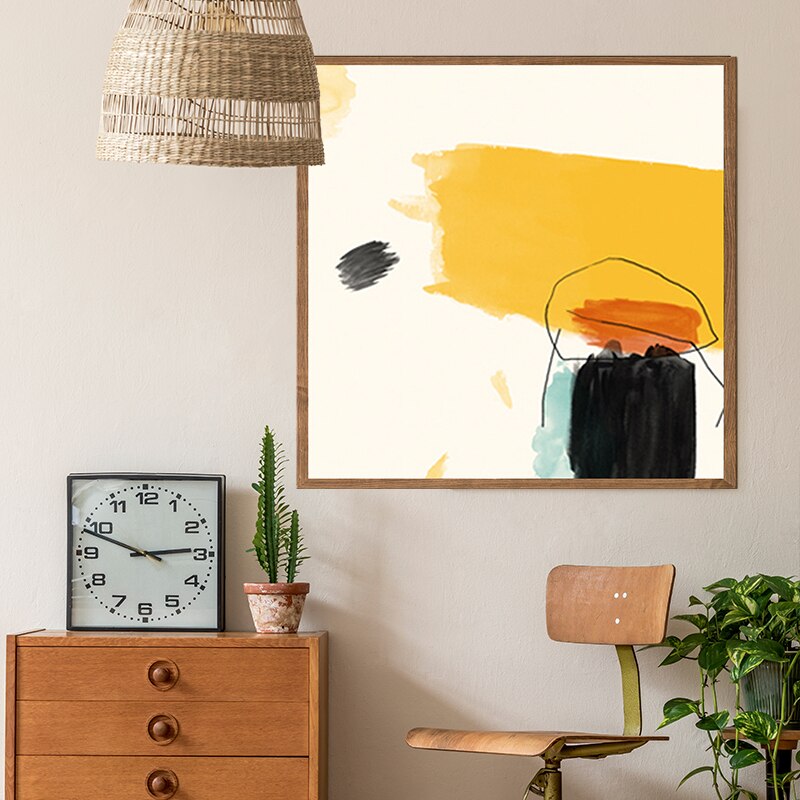 Canvas Abstract Wall Painting Modern Picture Art Hand Artwork Painted on Texture Canvas for Bedroom Living Room