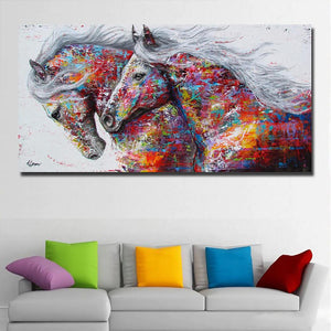 Hand painted oil painting living room decorative painting abstract mural modern minimalist hanging painting