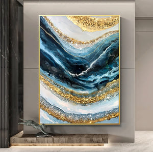 Modern canvas wall art famous decorative Large hand painted abstract oil painting on canvas for living room wall decor painting
