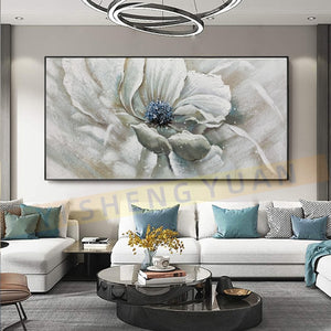 Frameless Handpainted Free Shipping 100% Pure Handmade On Canvas Sunflowers Oil Painting Modern Home Decoration Art Wall Picture