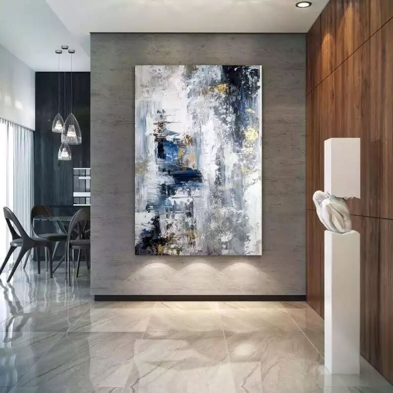 Large original Hand Painted Abstract Painting Modern abstract painting hand painted oil painting  wall art abstract textured art