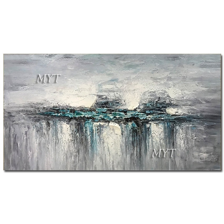 POSTER three-dimensional decorative painting canvas hand-painted 100% bezel-less, home decoration