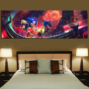 One Piece Anime Super Sonic Video Games Home Decor Posters Canvas Print Wall Art Decor Oil Paintings Decal Pictures Decoration