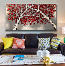 Load image into Gallery viewer, Large Hand Painted Abstract Beautiful Trees Canvas Painting Oil Painting Art Paintings Wall Decor Picture For Living Room Wall