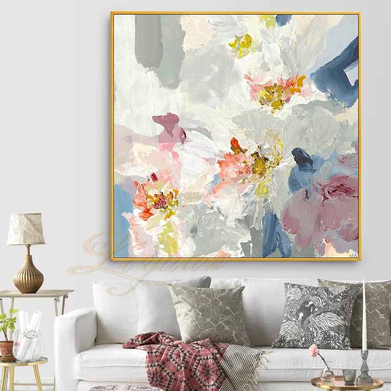 Abstract Oil Painting 100% Hand Painted Oil Paintings Wall Art Canvas Abstract Artwork Carving Art For Hotel Living Room Decor