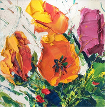 Load image into Gallery viewer, Palette Knife 3D Textured Flowers Oil Painting Hand-painted Wall Hangings Abstract Decorative Item Flower Art Hot Selling Gift