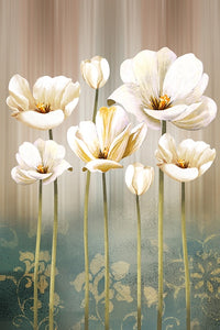 Frameless Pictures 100% hand-painted oil painting high quality home decor painting flower pictures big size colorful paintings
