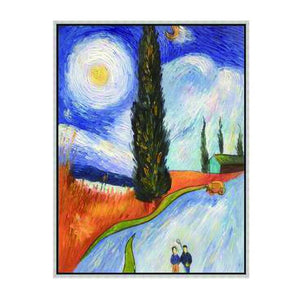 Professional Artist Handmade High Quality Reproduction Vincent Van Gogh Oil Painting The Starry Night Oil Painting On Canvas