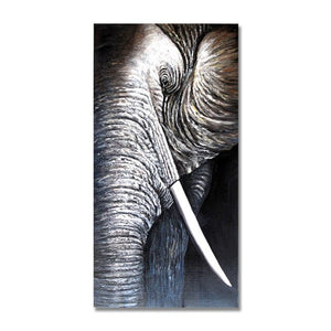 Hand Painted Oil Painting Abstract Animal Canvas Wall Art Pictures Handmade Elephant Zebra Oil Painting For Home Wall Decoration