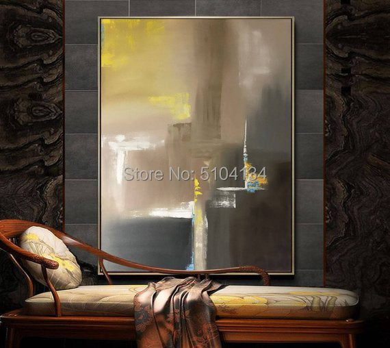luxury decorative oilpainting hand-painted abstract gold oil painting modern living room Painting decoration