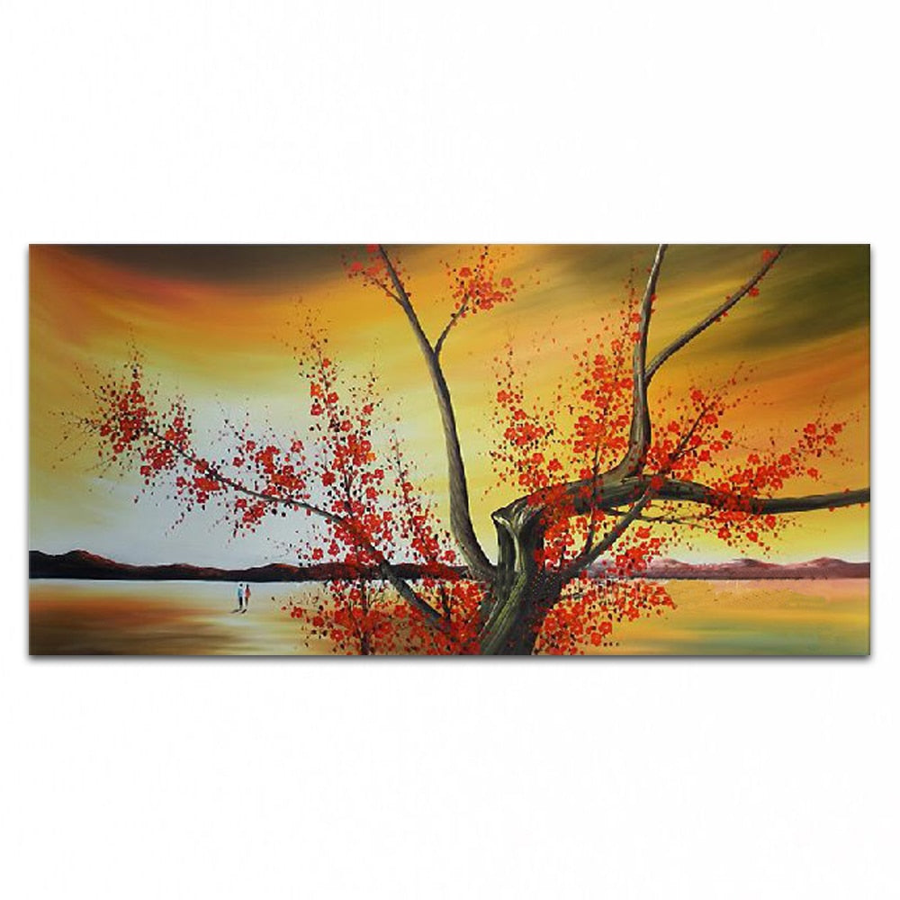 Hand painted oil painting Home Decor High quality Art painting flower pictures  Gift   DM15031337