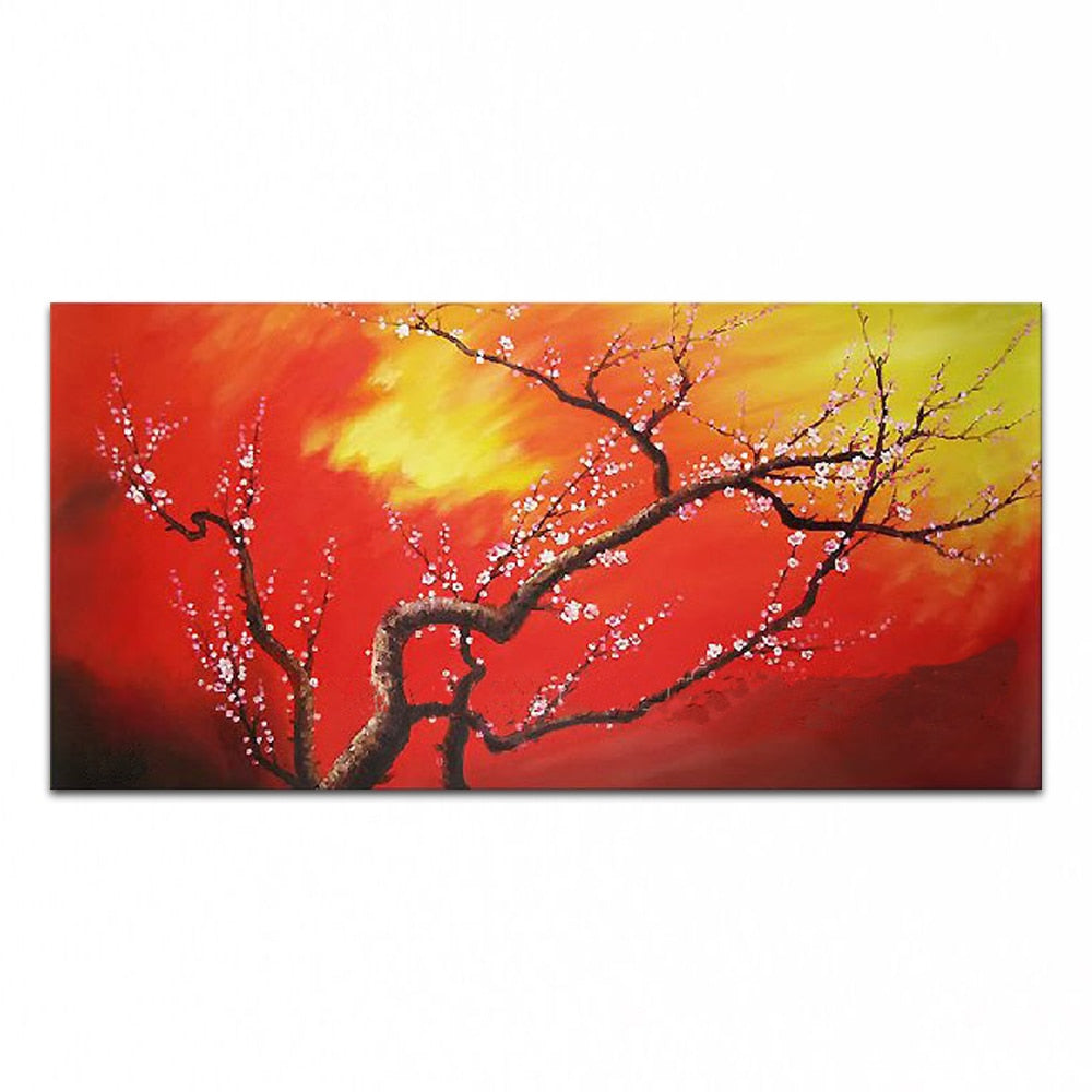 Hand painted oil painting Home decor High quality art painting flower pictures gift     DM15031331