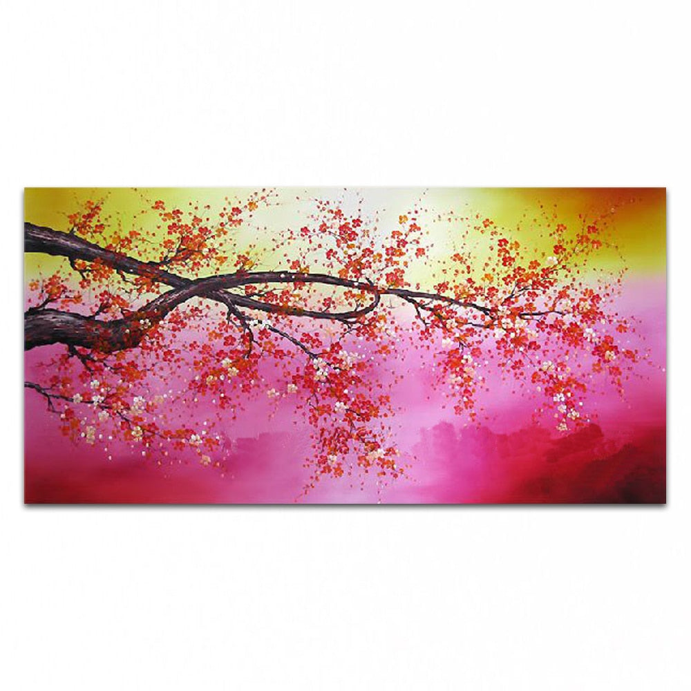 Hand painted oil painting Home Decor High quality Art painting flower  pictures   Gift   DM15031338