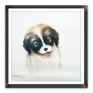 Hand Painted Cartoon Oil Painting on Canvas  Abstract Animal Wall Art for Home Decoration Original  OilPainting         YC011