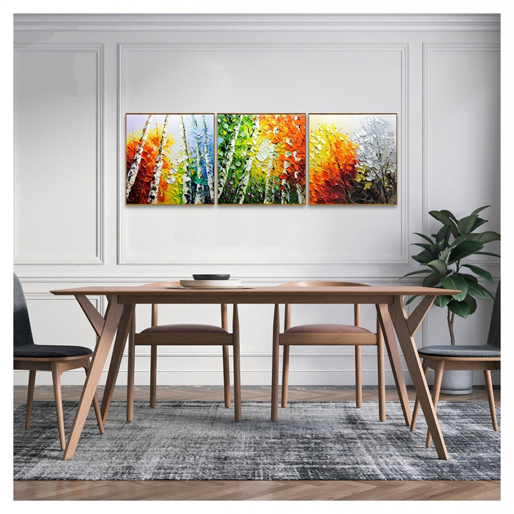 Hand painted oil painting Home Decor High quality flower painting Can provide customized size DM1903168291