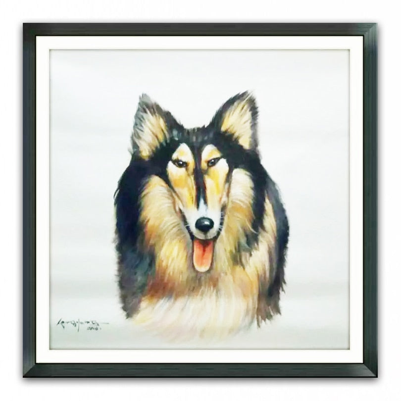 Hand Painted Cartoon Oil Painting on Canvas  Abstract Animal Wall Art for Home Decoration Original  OilPainting         YC012