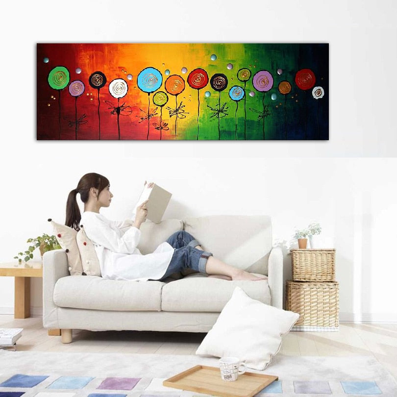 Hand painted oil painting Home Decoration High Quality Abstract art painting pictures   Gift   DM15031947