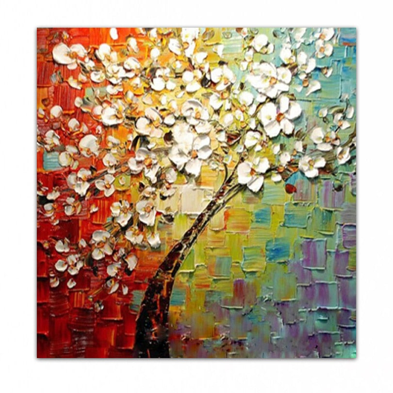 Hand painted oil painting Home Decor painting  High quality flower painting    Can provide customized size