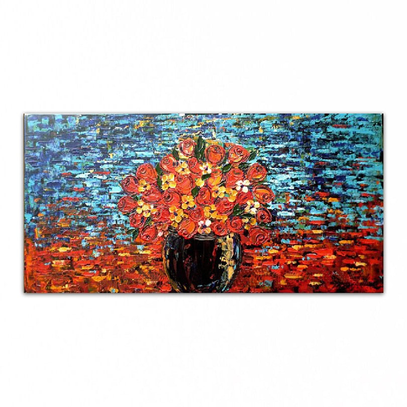 Hand Painted oil painting Knife Painting landscape pictures Home Decoration canvas painting art    DM1803226