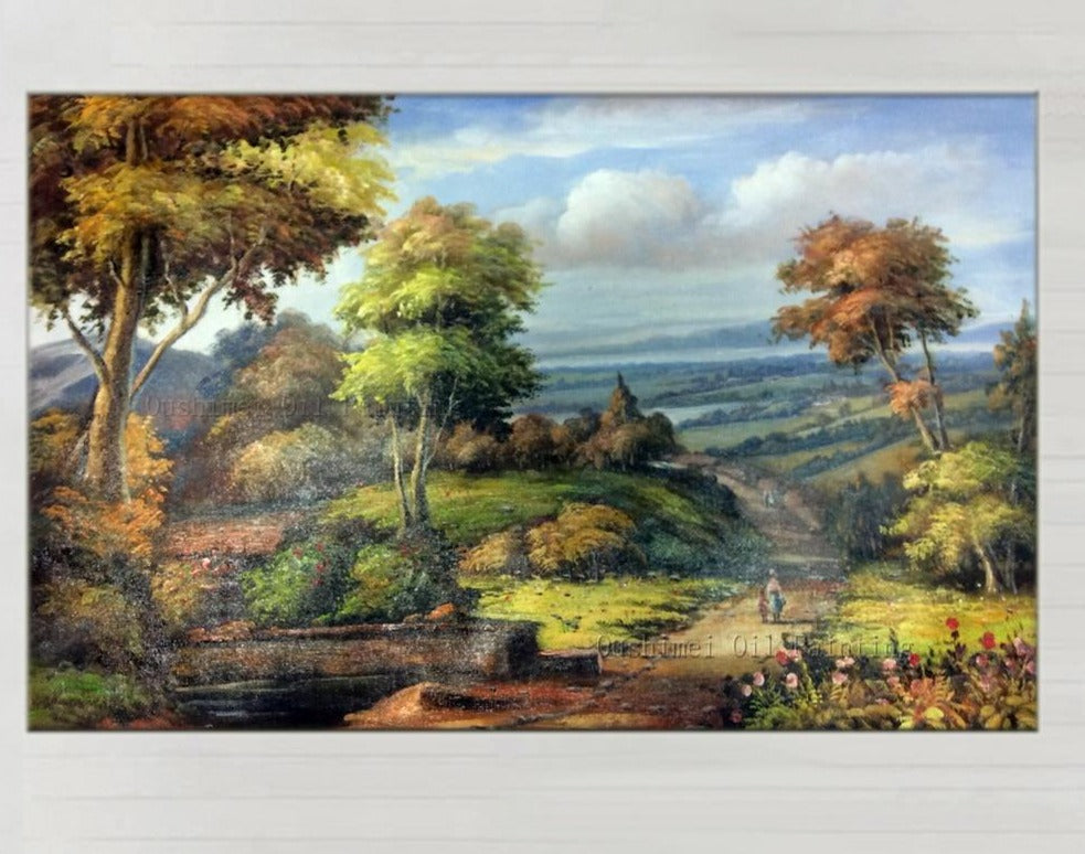 High Quality Classical Landscape Paintings Picture Home Decor Handmade Canvas Painting Hang Paintings Scenery Oil Painting