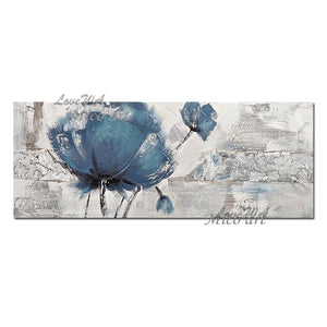 100% Hand Painted Artwork Knife Flower Abstract Oil Painting Wall Art Home Decoration Picture Hand Painting On Canvas Unframed