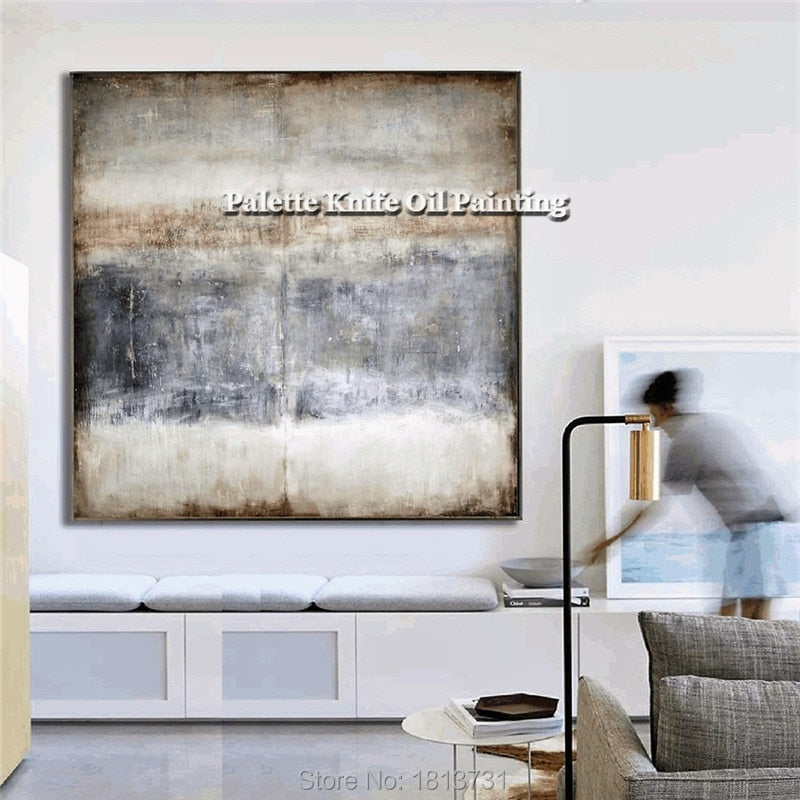 Hand painted canvas oil paintings handmade Wall art Pictures for living room modern abstract cuadros quadro Home decorative17-41