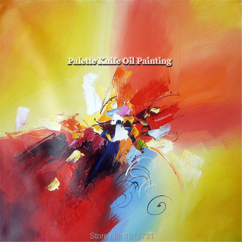 Hand painted canvas oil paintings handmade Wall art Pictures for living room modern abstract cuadros quadro Home decorative17-30