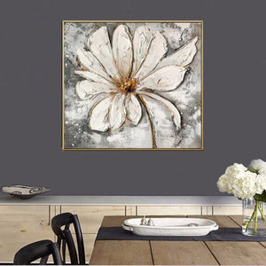 New Arrival Home Wall Flower Canvas Art Handmade Abstract Flower Oil Painting Canvas Wall Art Modern Home Decoration Piec